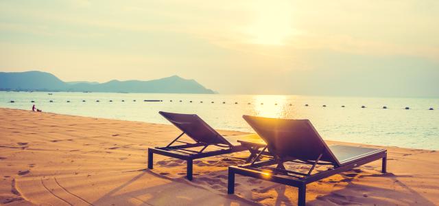 Recliner on a Beachside